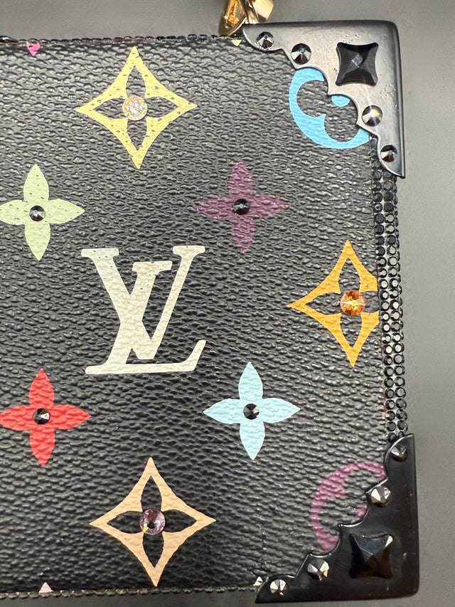 Black Multicolored Upcycled