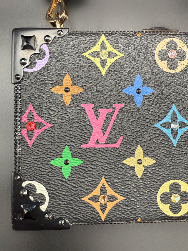 Black Multicolored Upcycled