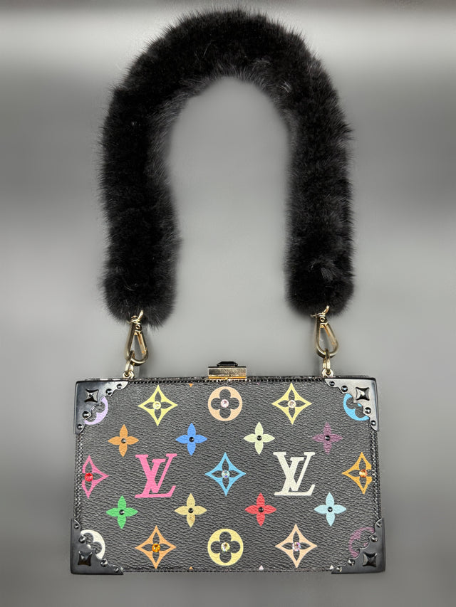 Black Multicolored Upcycled