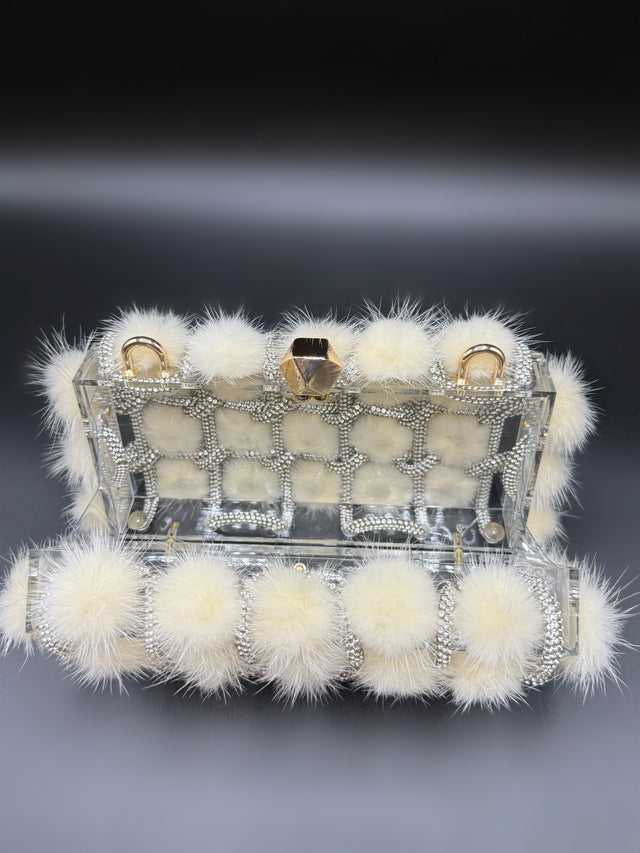 Acrylic Roped Ivory Fur