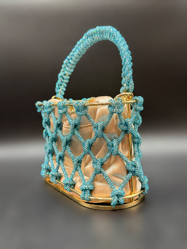 Blue Roped Bucket