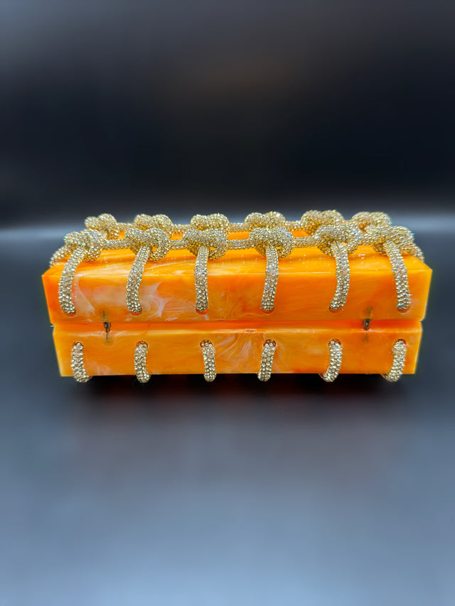 Orange Acrylic Roped