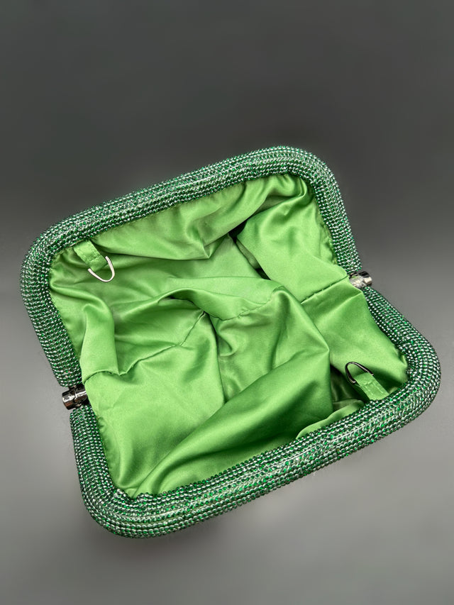 Slouchy Clutch Emerald