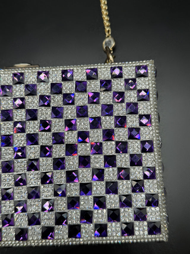 Checkered Purple