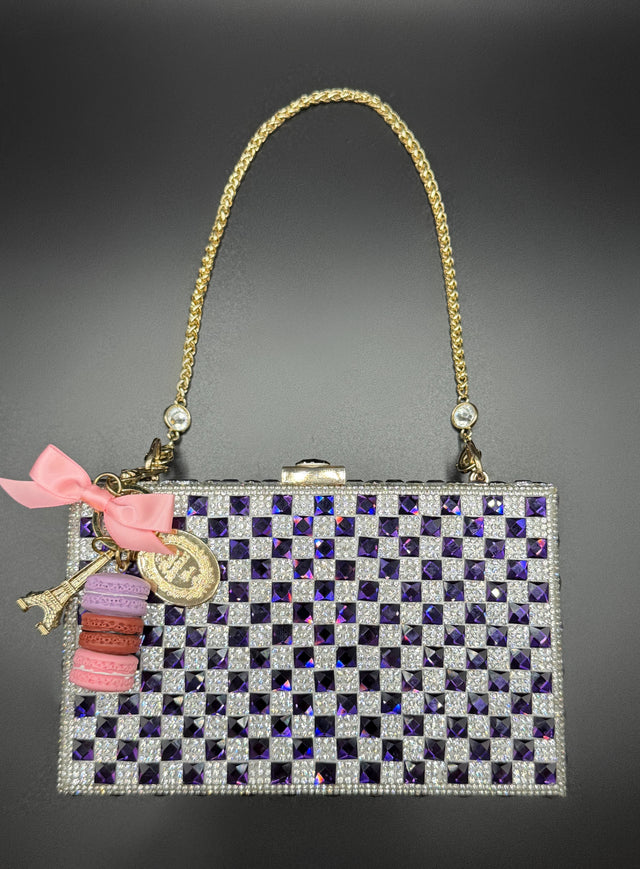 Checkered Purple