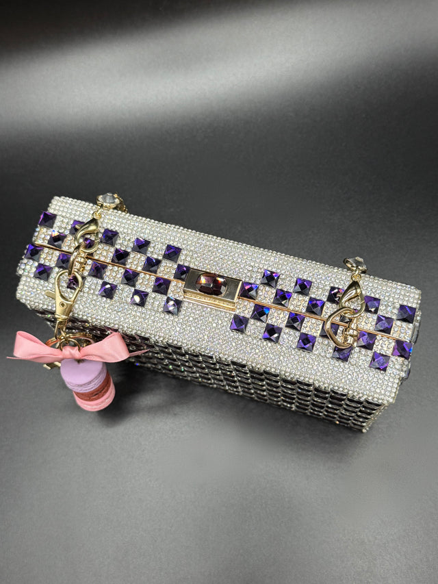 Checkered Purple