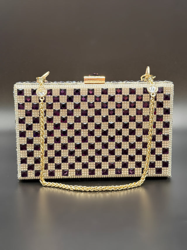 Checkered Purple