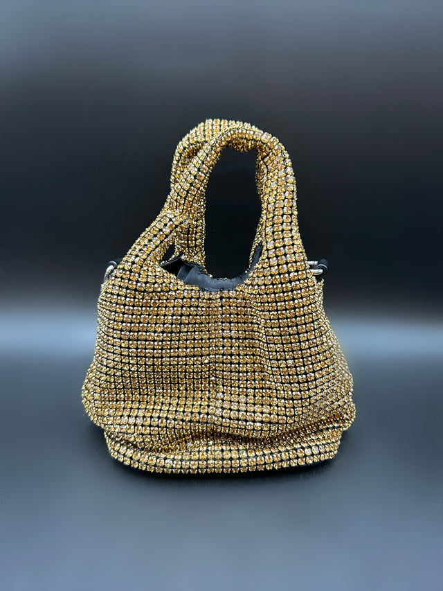 Gold Bucket Bag