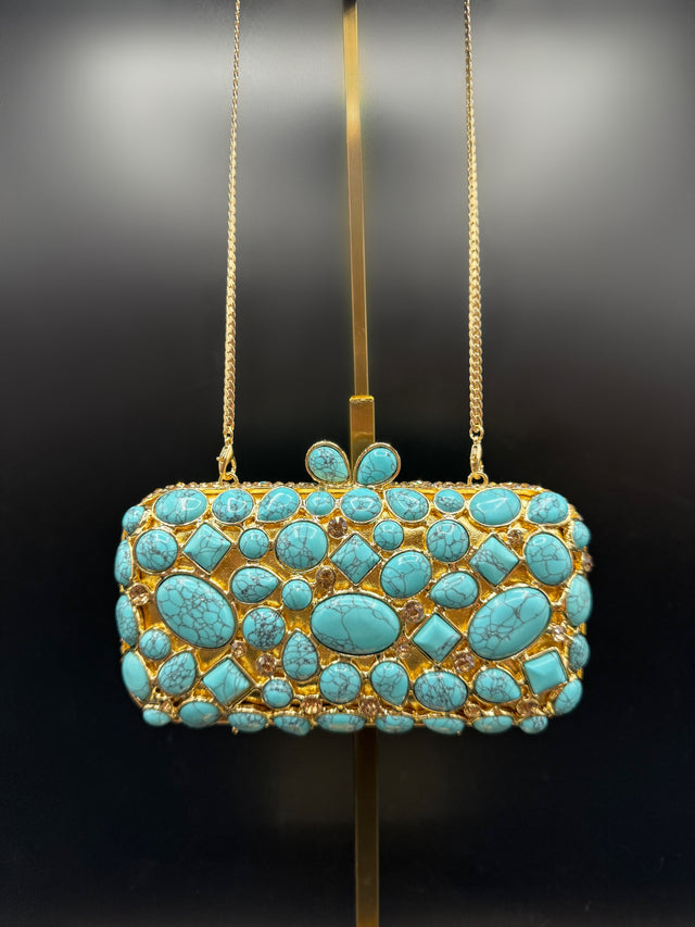 Turquoise Glamour Gold