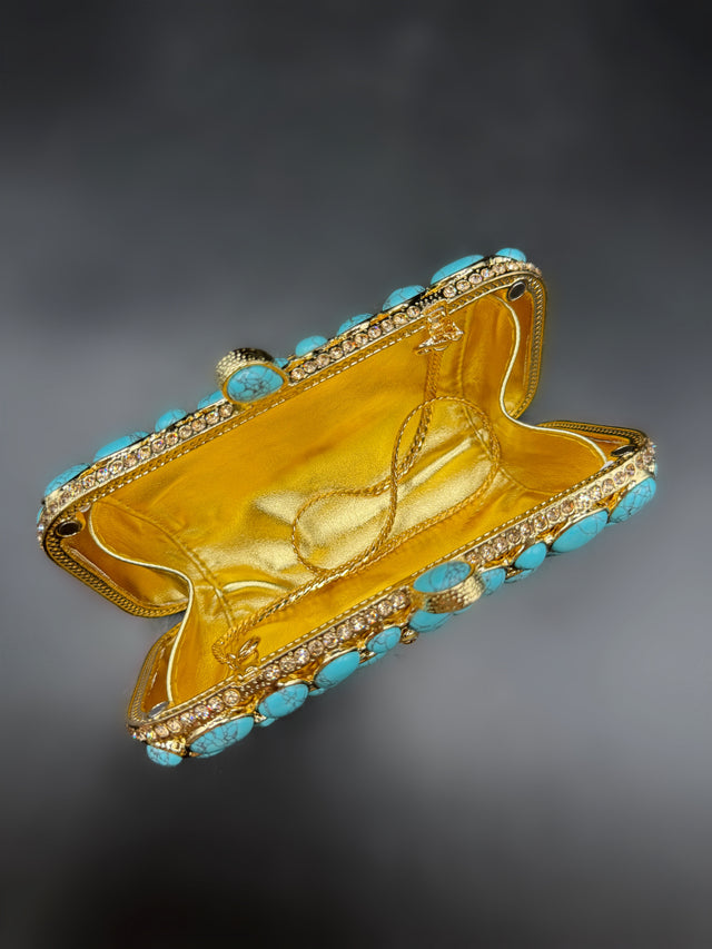 Turquoise Glamour Gold