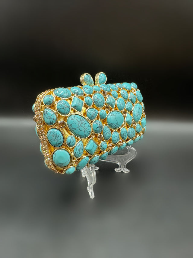 Turquoise Glamour Gold
