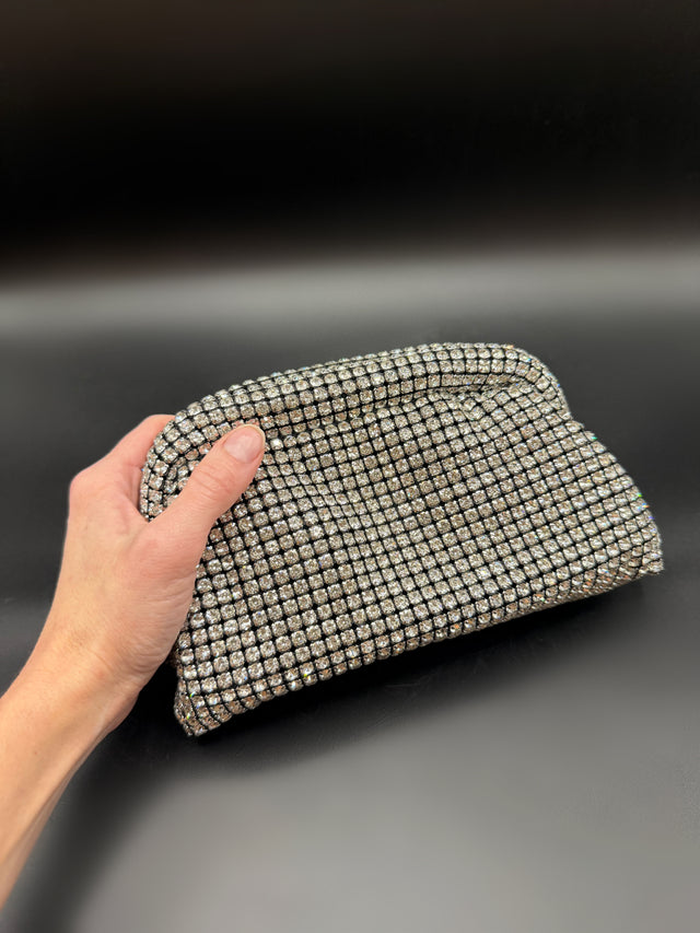 Big Crystal Slouchy Silver