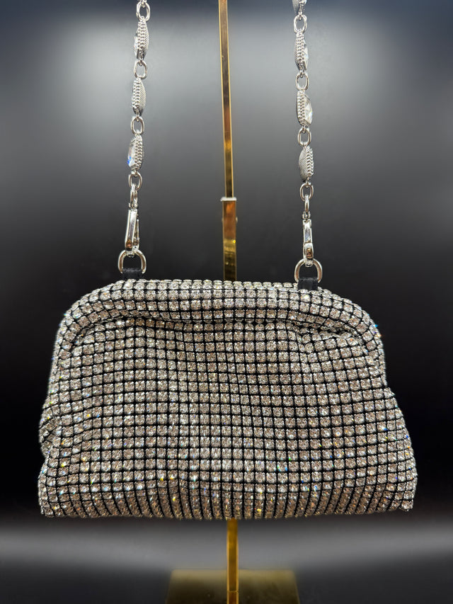 Big Crystal Slouchy Silver