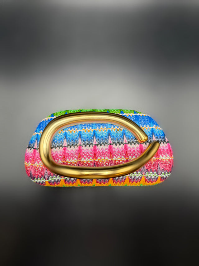 Woven Festive Hand Clutch