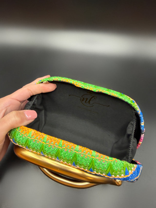 Woven Festive Hand Clutch