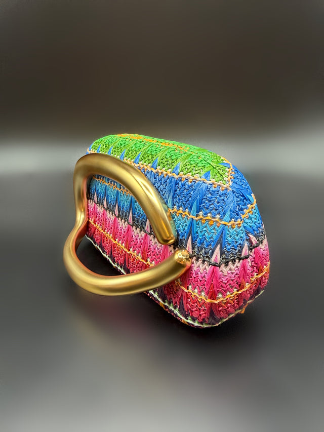 Woven Festive Hand Clutch