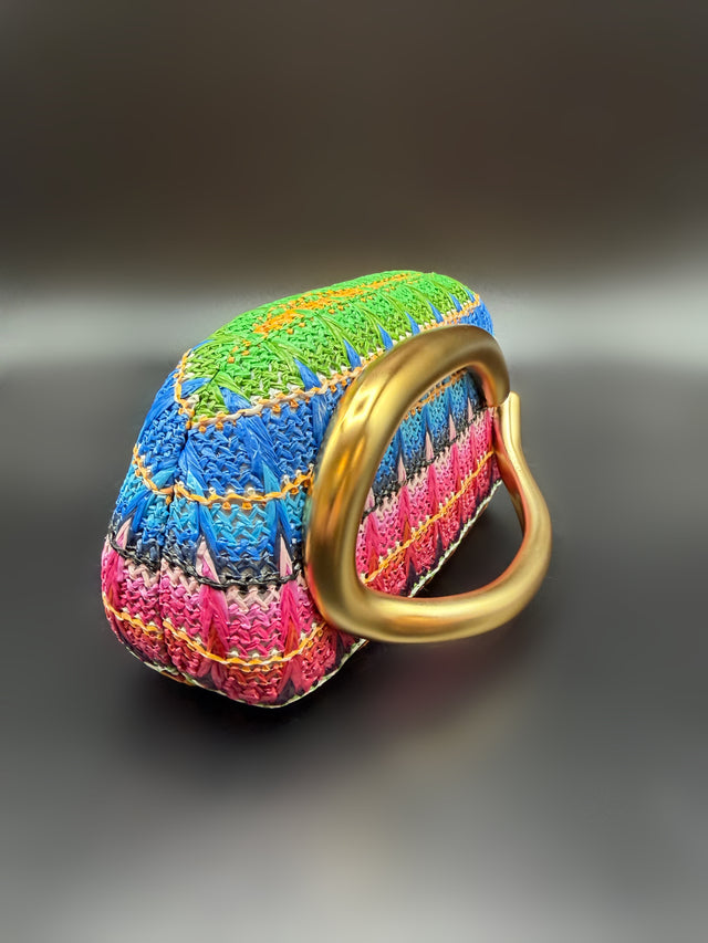 Woven Festive Hand Clutch