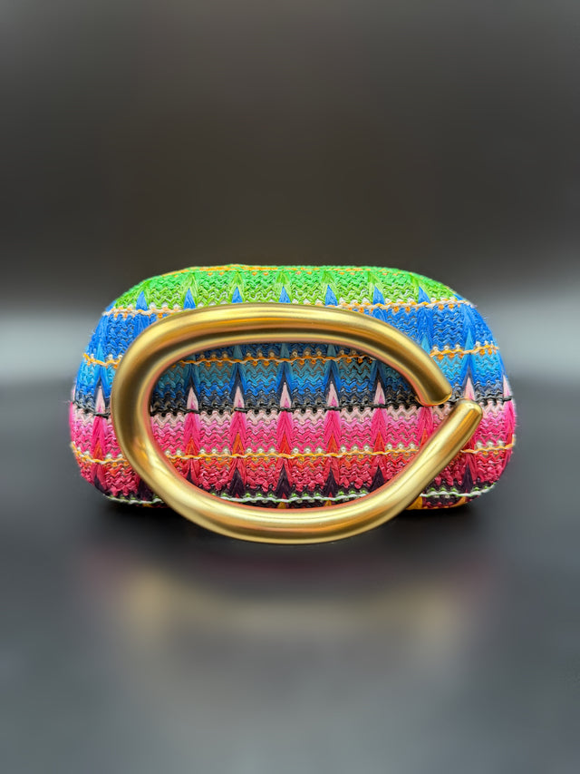 Woven Festive Hand Clutch