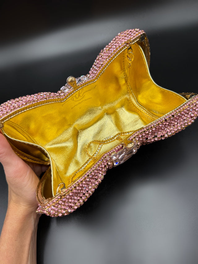 Bow Clutch Pink