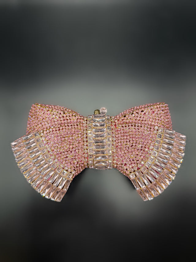 Bow Clutch Pink
