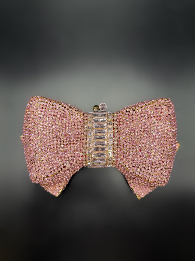 Bow Clutch Pink