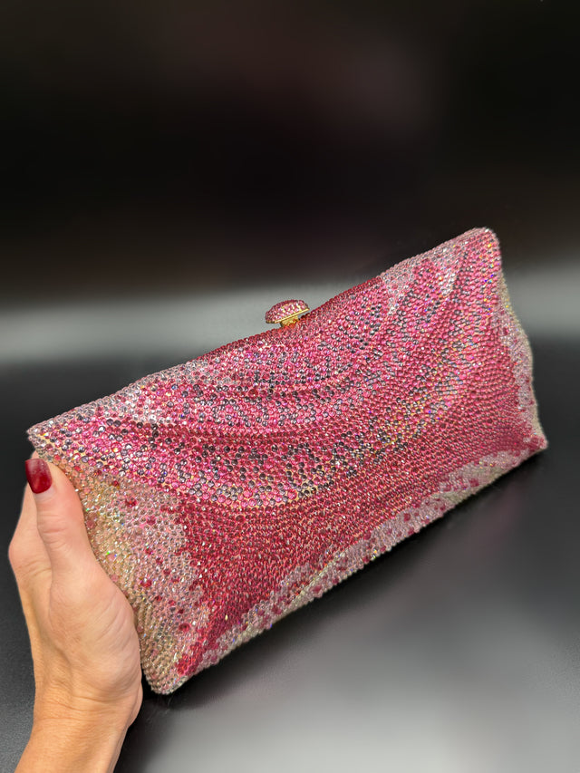 Large Pink Crystal Bag