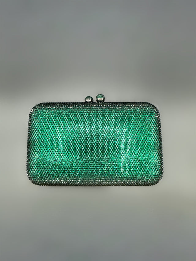 Crystal Clutch Emerald 2