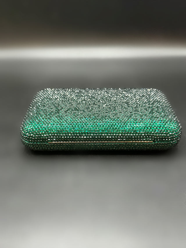 Crystal Clutch Emerald 2