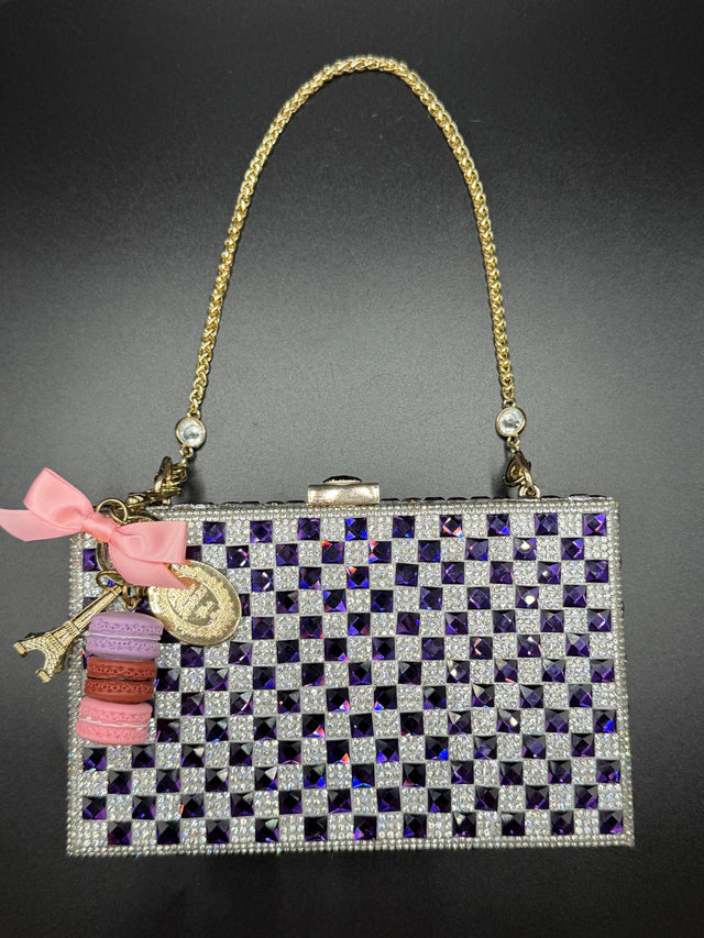 Checkered Purple