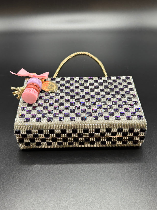 Checkered Purple