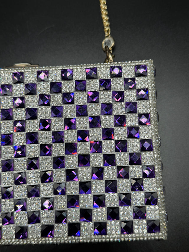 Checkered Purple