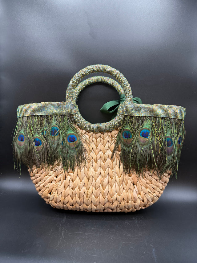 Peacock Feather Tote