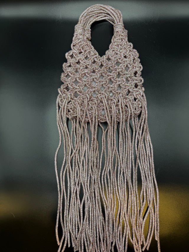 Pink Woven Fringe