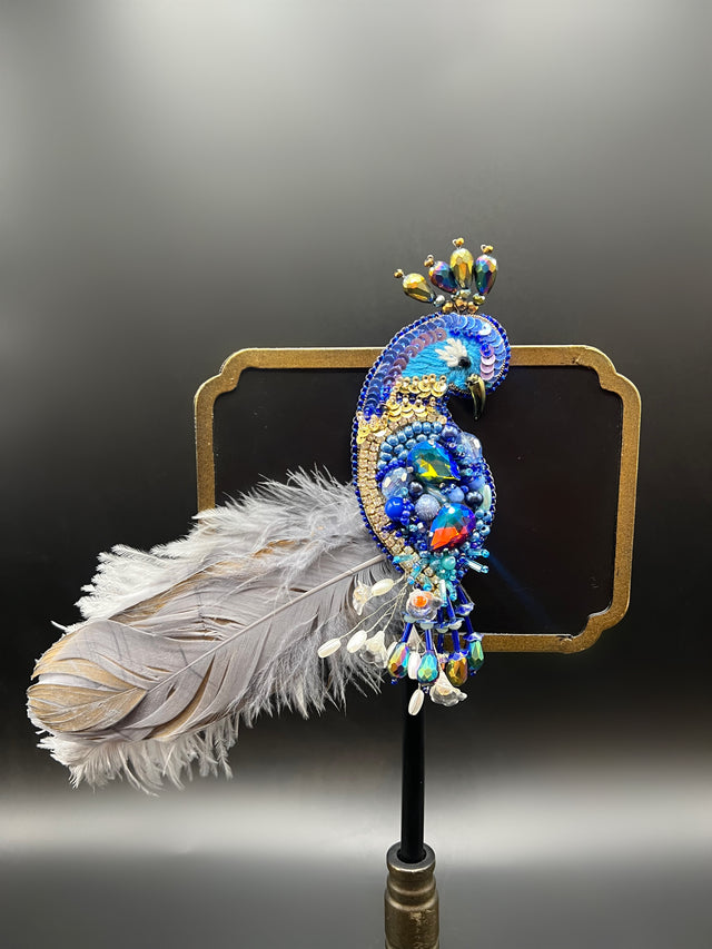 Peacock Brooch