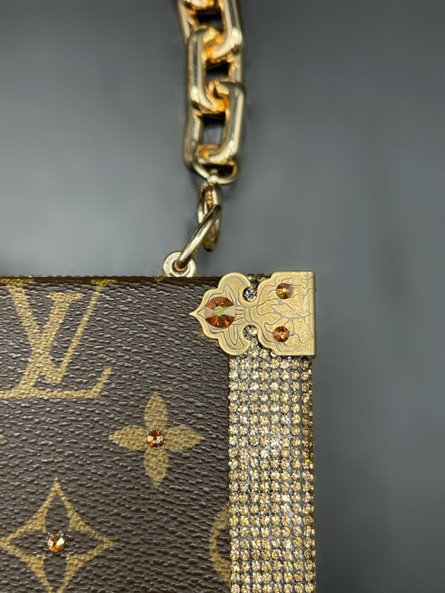 Buy Authentic Upcycled Louis Vuitton - Jordan Wristlet Floral