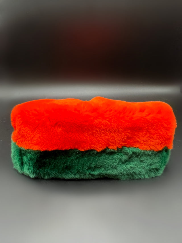 Green and Orange Fur