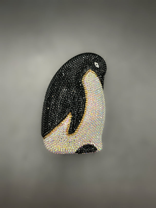 Penguin Crystal Clutch