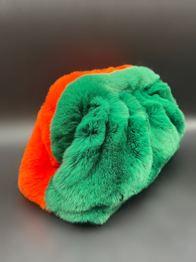 Green and Orange Fur