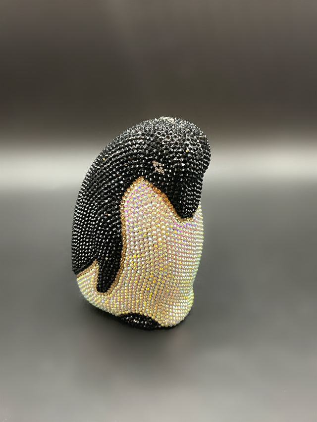 Penguin Crystal Clutch