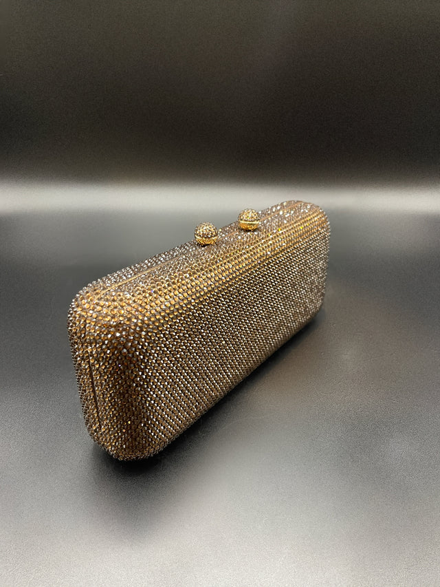 Crystals Clutch Coffee