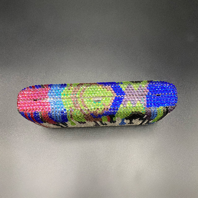 Crystal Clutch Dripping Paint