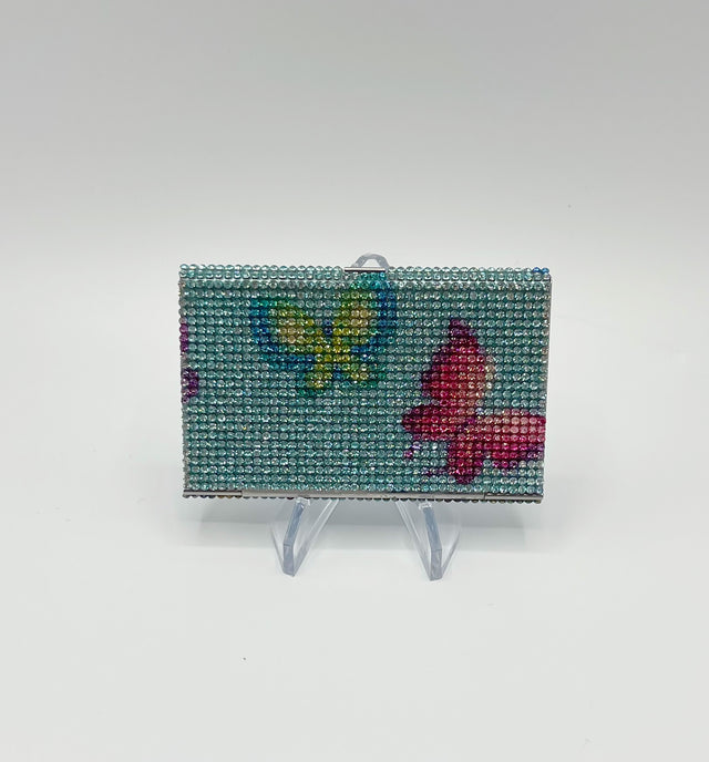 Painted Butterfly Card Holder