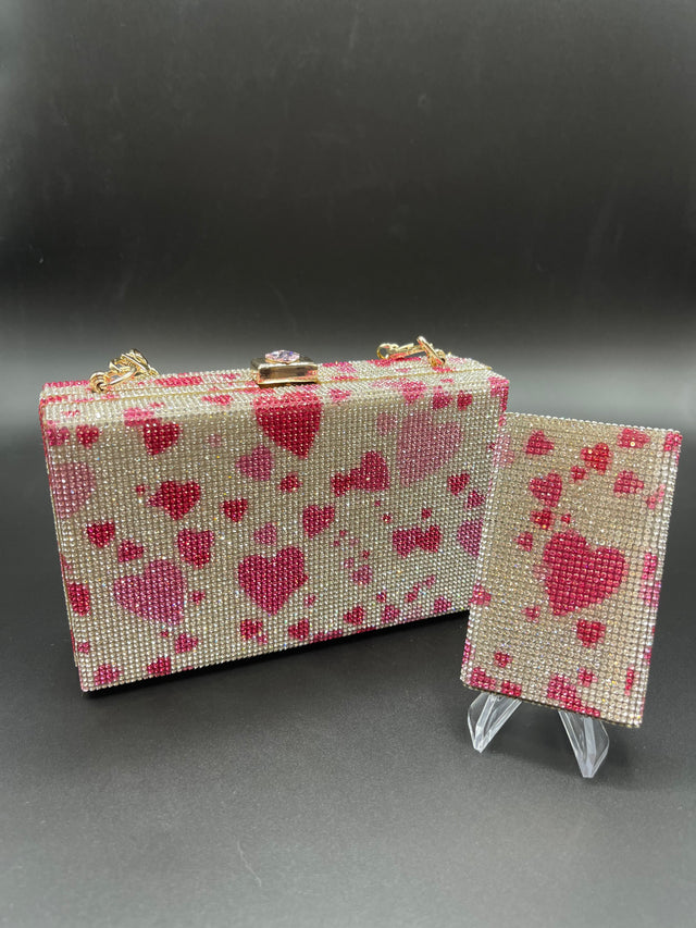 Hearts on Fire Card Holder