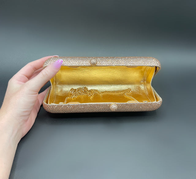 Crystal Clutch Champagne